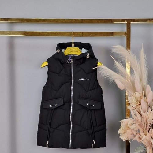 Жилетка Delfinka (134-158) MJ47 black (деми) Delfinka MJ47 black