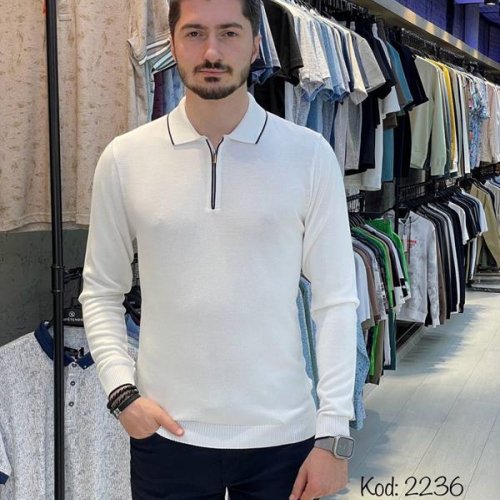 Свитер Vip Stendo (M-2XL) 2236 white-old-1 (деми) Vip Stendo 2236 white-old-1
