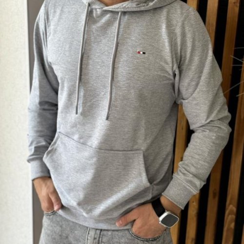 Худи Nik (M-2XL) 55092 grey (деми) Nik 55092 grey