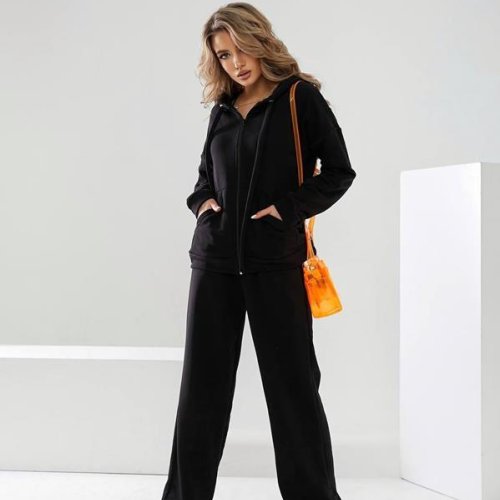 Костюм спорт WideRange (38-52) 857 black (деми) WideRange 857 black