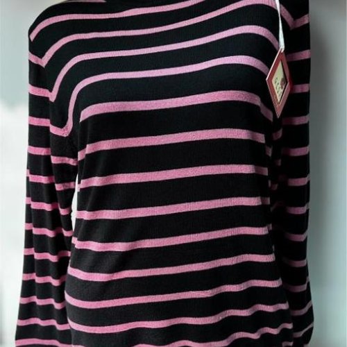 Свитер Ekvato (50-56) 24001 black-pink (деми) Ekvato 24001 black-pink