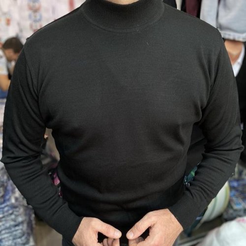 Свитер Nik (M-2XL) 55177 black (деми) Nik 55177 black