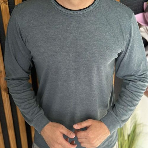 Свитер Nik (L-3XL) 55245 grey (деми) Nik 55245 grey