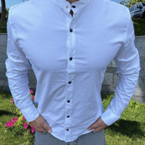 Рубашка Nik (M-2XL) 55255 white (деми) Nik 55255 white