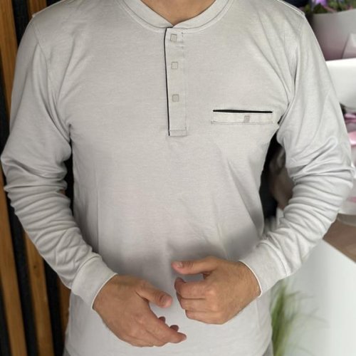 Свитер Nik (L-3XL) 55258 l.grey (деми) Nik 55258 l.grey