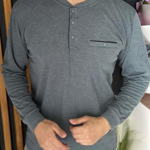Свитер Nik (L-3XL) 55262 d.grey (деми) Nik 55262 d.grey