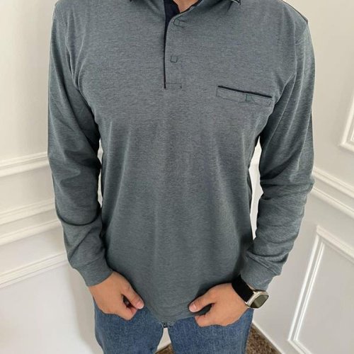 Свитер Nik (L-3XL) 55269 grey (деми) Nik 55269 grey