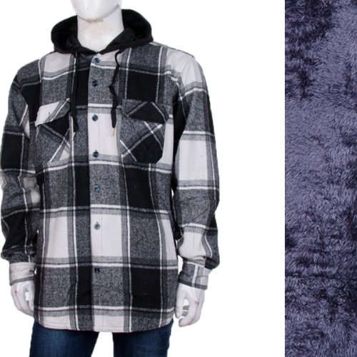Рубашка Logaster (XL-5XL) A1681-4 black (зима) Logaster A1681-4 black