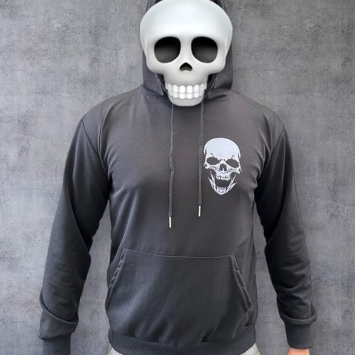 Худи Madoka (M-2XL) 455 black (деми) Madoka 455 black
