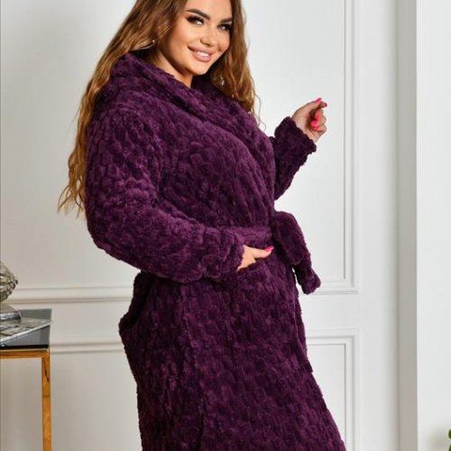 Халат Brilliant (54-62) 70076 purple-old-1 (зима) Brilliant 70076 purple-old-1
