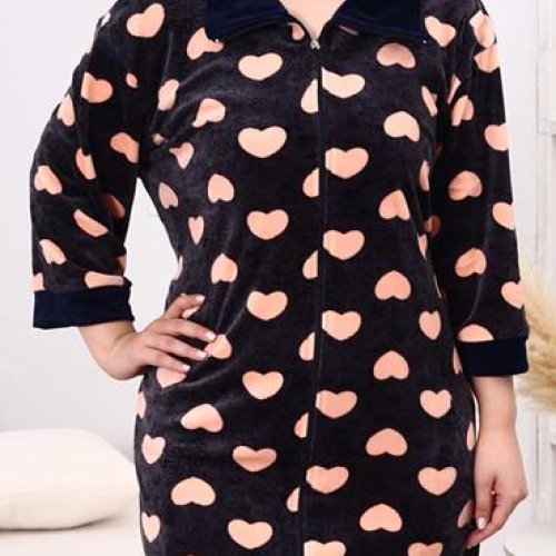 Халат Brilliant (54-62) 900-21 navy (деми) Brilliant 900-21 navy