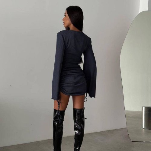 Платье Arina (42-52) 3083 d.grey (деми) Arina 3083 d.grey