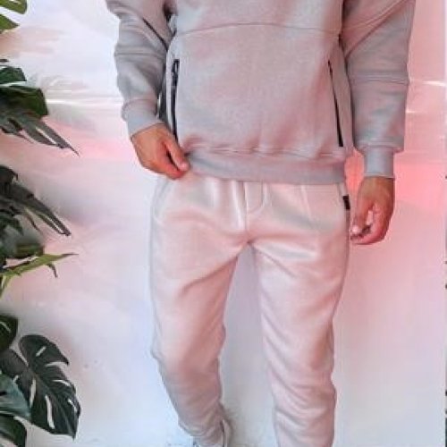 Худи Three Black (S-XL) 1700 grey (зима) Three Black 1700 grey