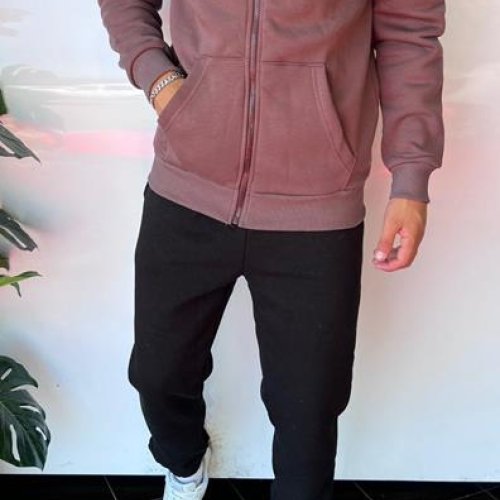 Кофта спорт Three Black (S-2XL) 1800 brown (зима) Three Black 1800 brown