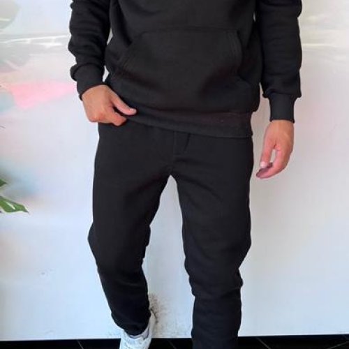 Костюм спорт Three Black (S-XL) 1809 black (зима) Three Black 1809 black
