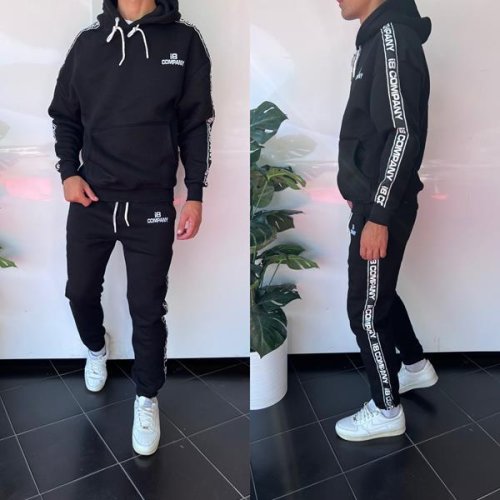 Костюм спорт Three Black (S-XL) 1833 black (зима) Three Black 1833 black