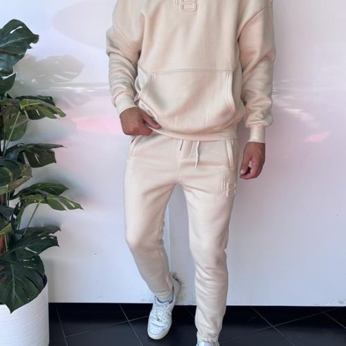 Костюм спорт Three Black (S-XL) 1853 beige (зима) Three Black 1853 beige
