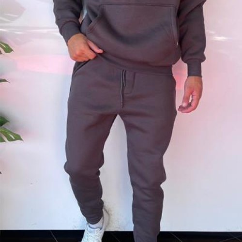 Костюм спорт Three Black (S-XL) 1855 d.grey (зима) Three Black 1855 d.grey