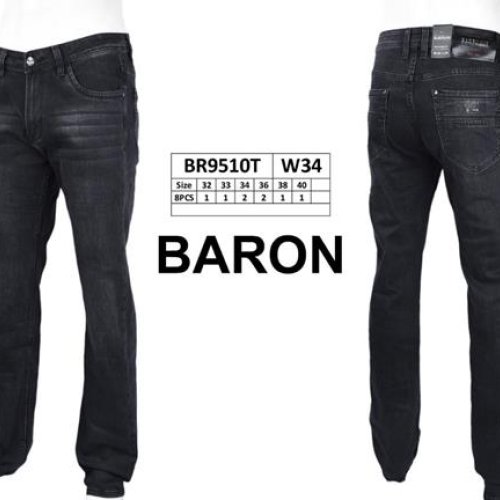 Джинсы God Baron (32-40) 9510 d grey (деми) God Baron 9510 d grey