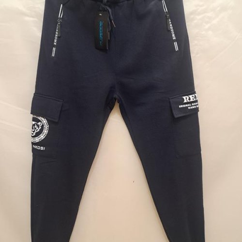 Штаны спорт Giang (M-3XL) 6710 navy (зима) Giang 6710 navy