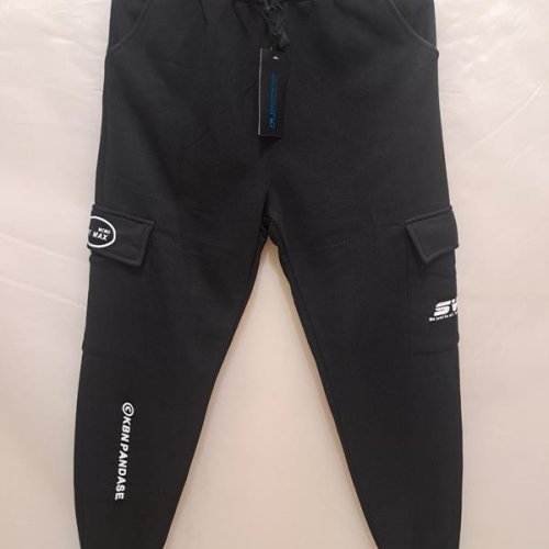 Штаны спорт Giang (M-3XL) 6719 black (зима) Giang 6719 black