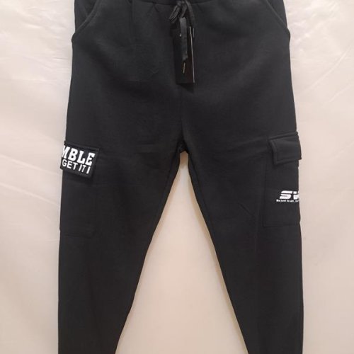 Штаны спорт Giang (M-3XL) 6722 black (зима) Giang 6722 black