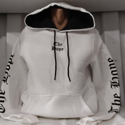 Худи Panda (M-3XL) 1372 white (зима) Panda 1372 white