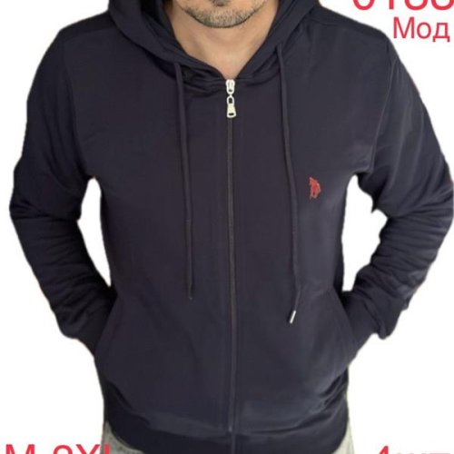 Кофта спорт Надийка (M-2XL) 0133-1 black (деми) Надийка 0133-1 black