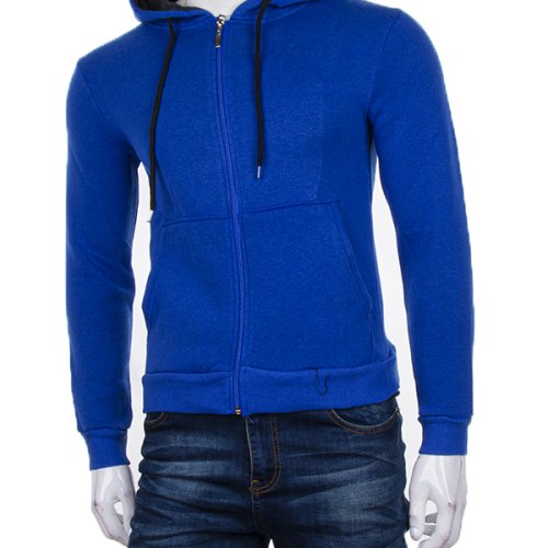Кофта спорт Naser (S-2XL) A1206 blue (зима) Naser A1206 blue