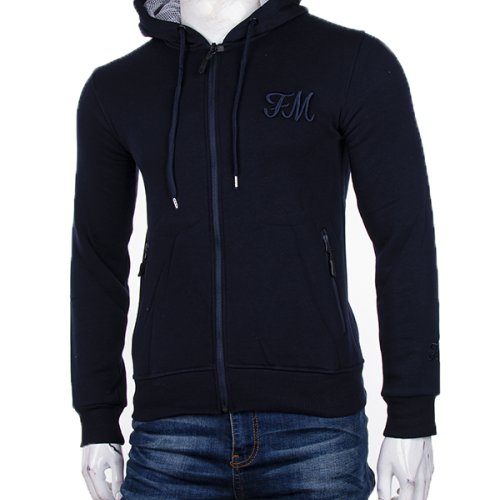 Кофта спорт Naser (M-3XL) A1240 navy (зима) Naser A1240 navy