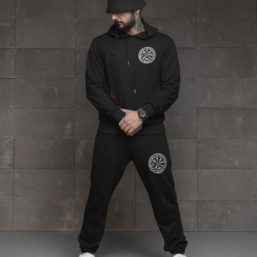 Костюм спорт Madoka (S-3XL) 498 black (деми) Madoka 498 black