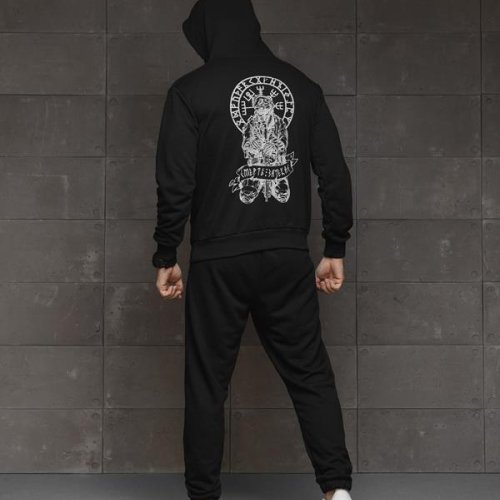 Костюм спорт Madoka (S-3XL) 498 black (деми) Madoka 498 black
