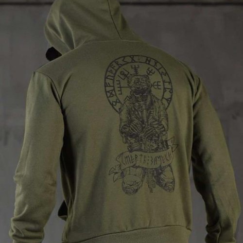 Худи Madoka (S-3XL) 501 khaki (деми) Madoka 501 khaki