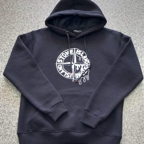 Худи Red Line (M-2XL) 9138 black (зима) Red Line 9138 black
