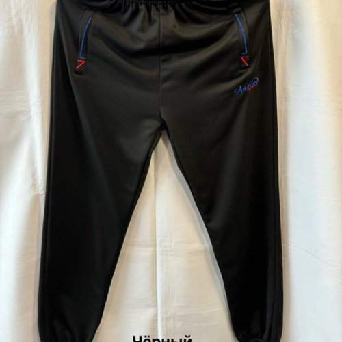 Штаны спорт Minh (M-3XL) MH627 black (деми) Minh MH627 black