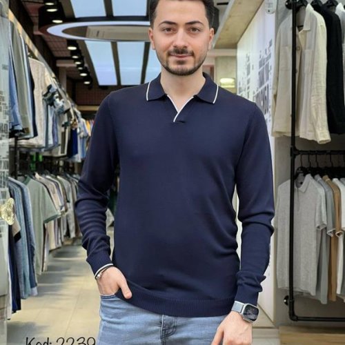 Свитер Vip Stendo (M-2XL) 2239 navy (деми) Vip Stendo 2239 navy