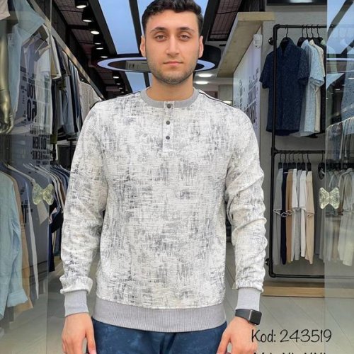 Свитер Vip Stendo (M-2XL) 243519 l.grey (деми) Vip Stendo 243519 l.grey