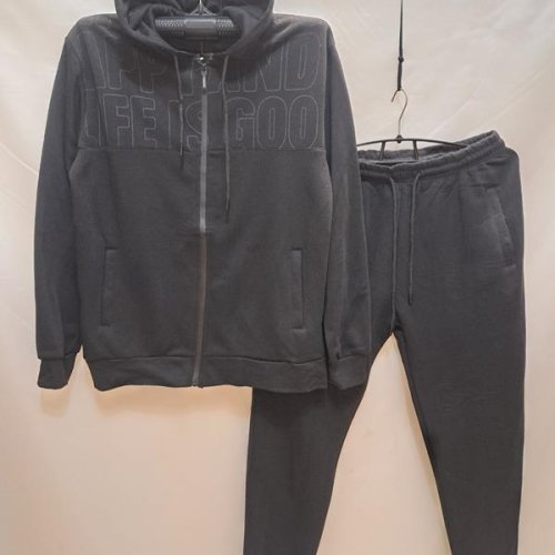 Костюм спорт Giang (3XL-7XL) B6605 black (зима) Giang B6605 black