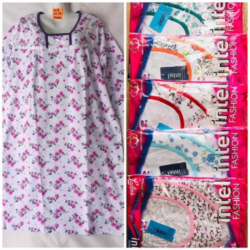 Ночнушка HomeWear (48-58) 1018 mix (зима) HomeWear 1018 mix