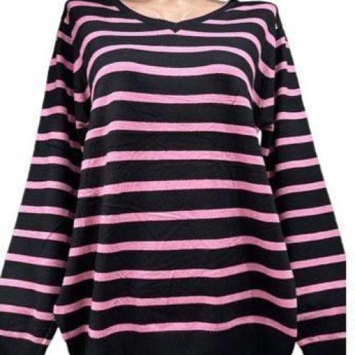 Свитер LeVisha (48-54) 24003 black-pink (деми) LeVisha 24003 black-pink