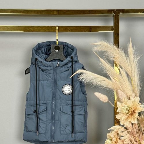 Жилетка Delfinka (80-104) 2526 l.blue (деми) Delfinka 2526 l.blue