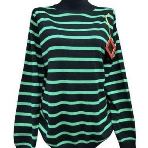 Свитер G.L.S.A (46-50) 24002 black-green (деми) G.L.S.A 24002 black-green