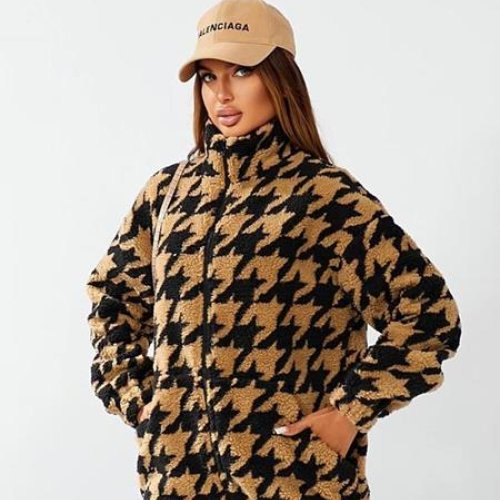 Кардиган WideRange (42-56) 931 beige-black (деми) WideRange 931 beige-black