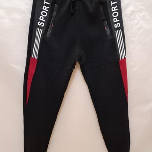 Штаны спорт Giang (L-4XL) 406 black (зима) Giang 406 black