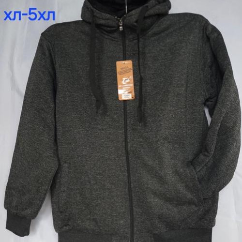 Кофта спорт Hoan (XL-5XL) 708 grey (зима) Hoan 708 grey