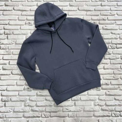 Худи Yulichka (M-3XL) 7777 blue (зима) Yulichka 7777 blue