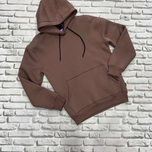 Худи Yulichka (M-3XL) 7777 brown (зима) Yulichka 7777 brown