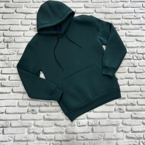 Худи Yulichka (M-3XL) 7777 green (зима) Yulichka 7777 green