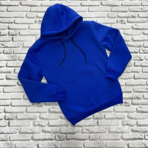 Худи Yulichka (M-3XL) 7777-1 blue (зима) Yulichka 7777-1 blue