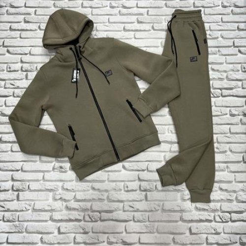 Костюм спорт Yulichka (M-3XL) F3008-2 khaki (зима) Yulichka F3008-2 khaki